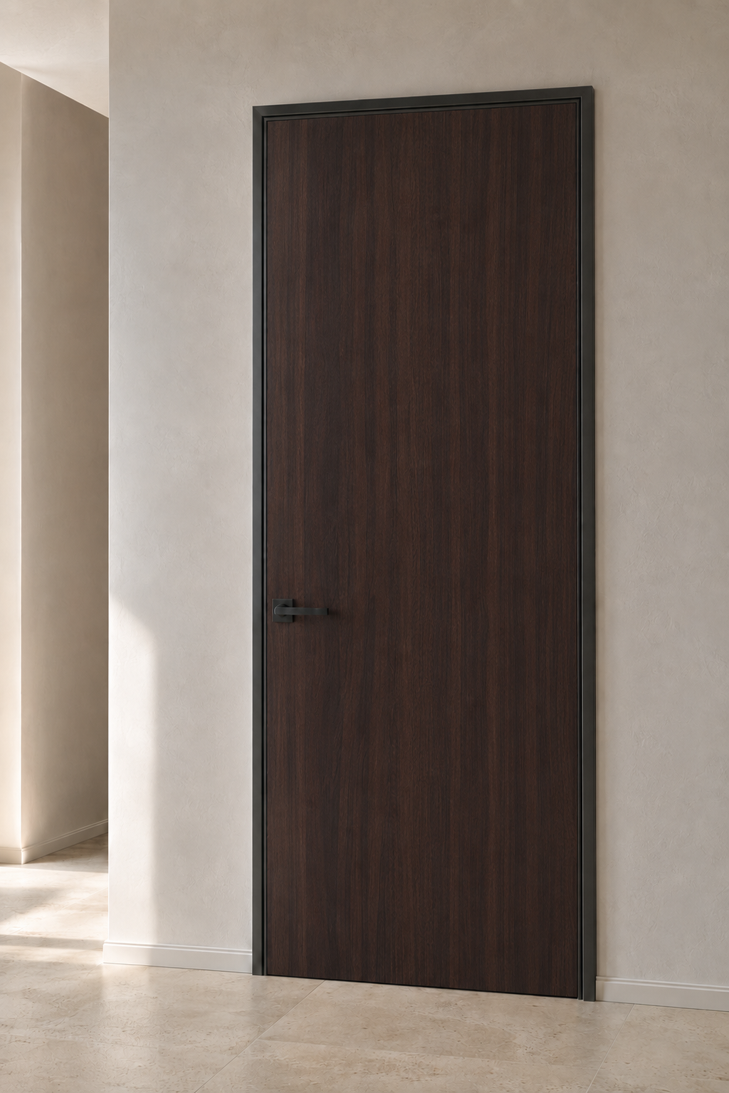 JE160-01R walnut wood grain door visualization